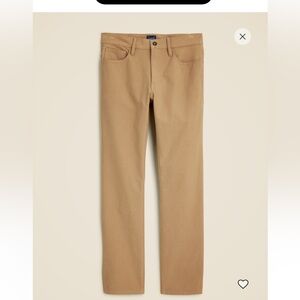 Men’s J crew khaki 770 straight 5 pocket tech pant